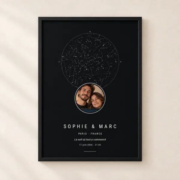 Star map — With your photo