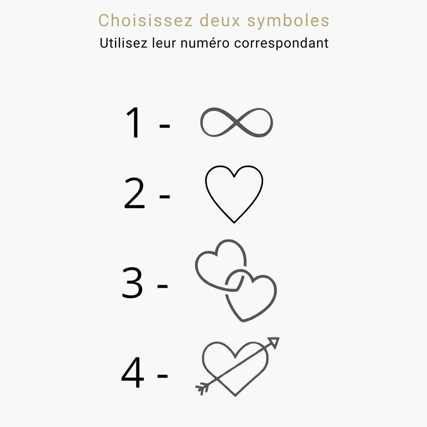 Bracelet personnalisé – Initiales & icônes en croix – Cadeau couple